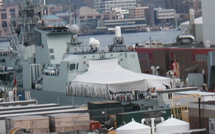 Frigate Awning, Halifax, NS. Frigate Awning